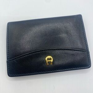 Etienne‎ Aigner Vintage Bi-Fold  Black Wallet